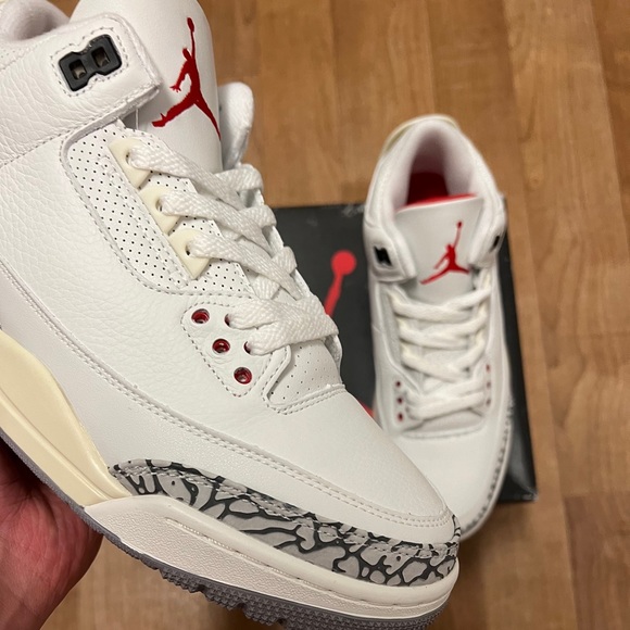 NEW Air Jordan 3 White Cement Reimagined 8.5M/10W - Picture 11 of 11